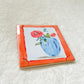 Mahjong Coaster with Flower- GA