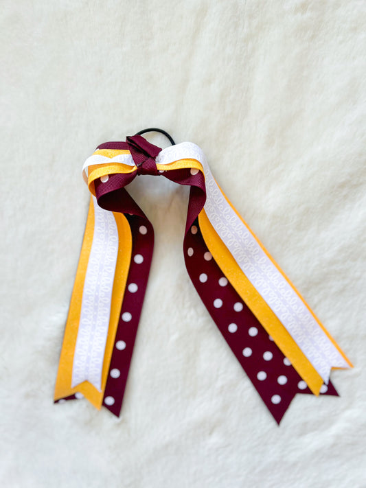 Friday Night Maroon/Gold Streamer