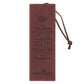 Bookmark Faux Leather Brown Two-tone Cross