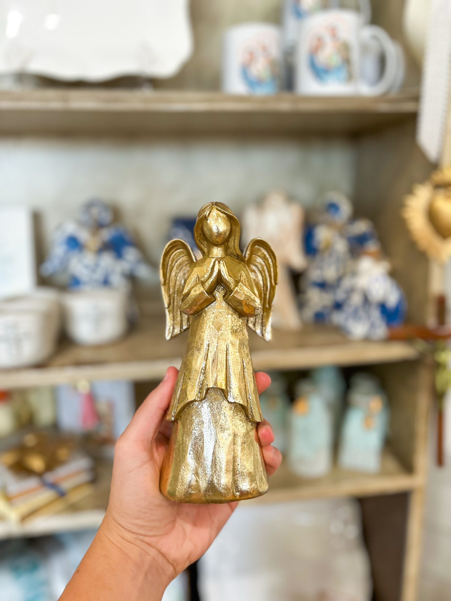 Golden Praying Angel