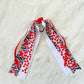 School Pride Red/White/Black Streamer