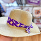 Gold LSU Fedora Hat