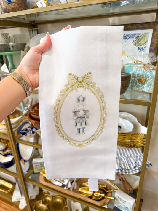 Midnight Waltz Nutcracker Hand Towel