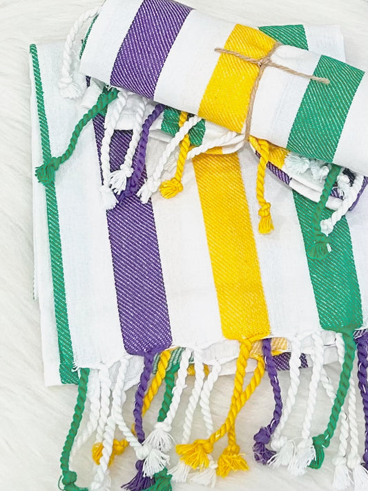 Krewe Jacquard Hand Towel
