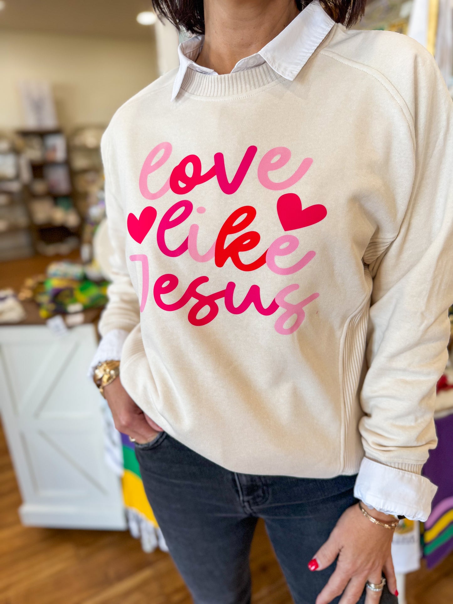 Sample- Love Like Jesus Sweatshirt