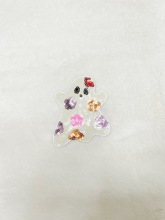 Patch-Mini Sequin Ghost