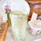 Olive Green Floral Holder