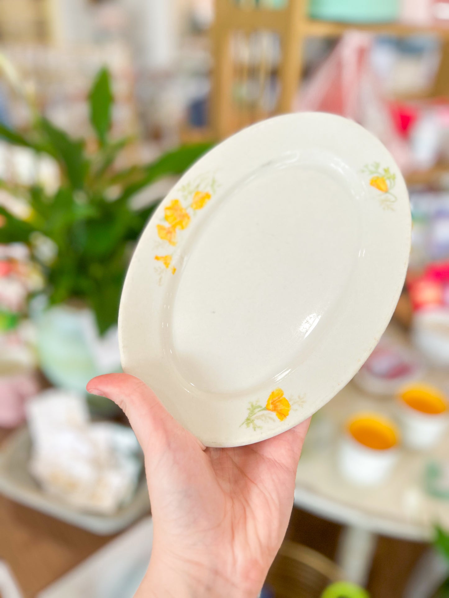 Syracuse China Poppy Pattern Plate
