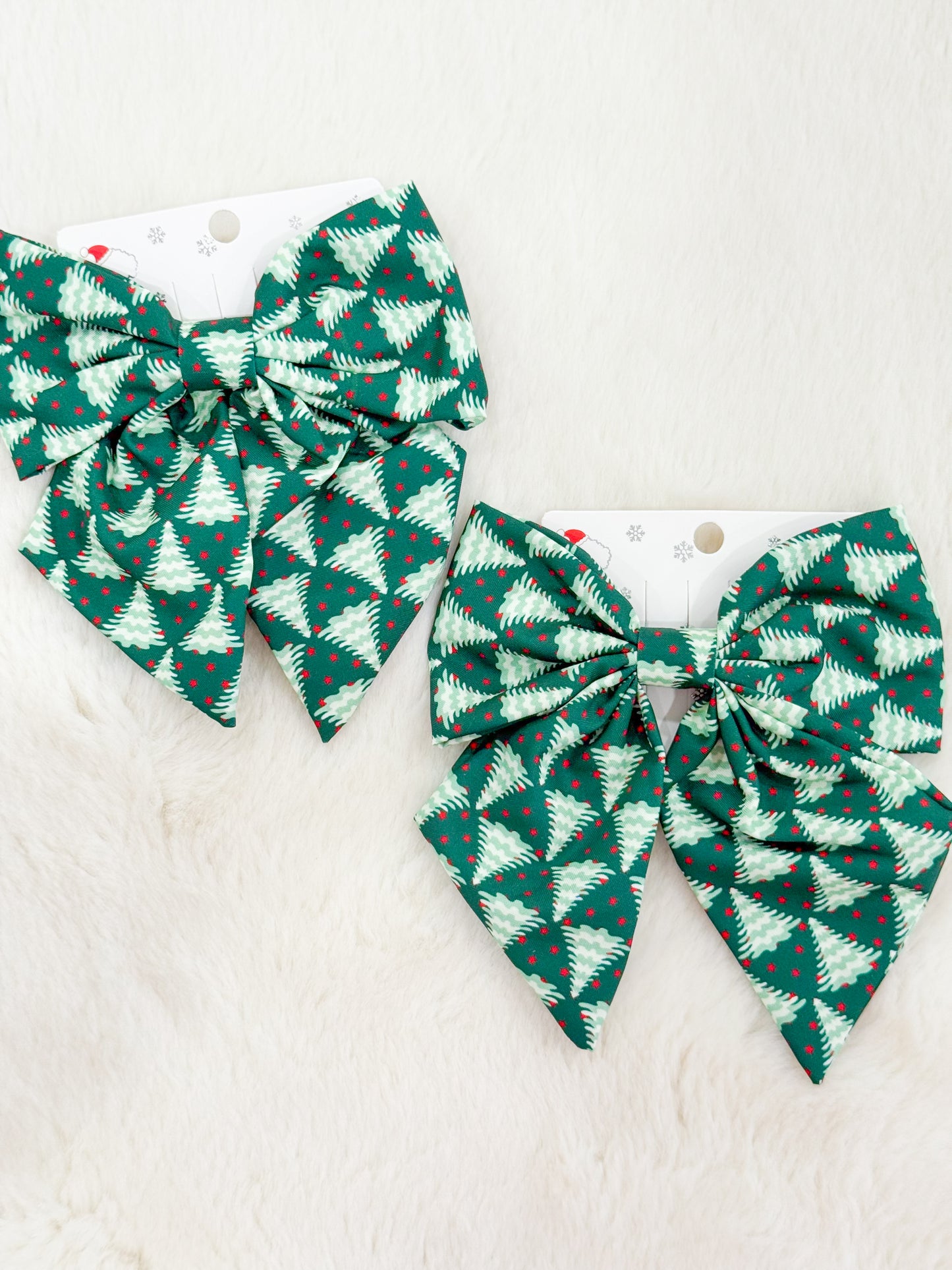 Christmas Hair Bow- Christmas Tree 3