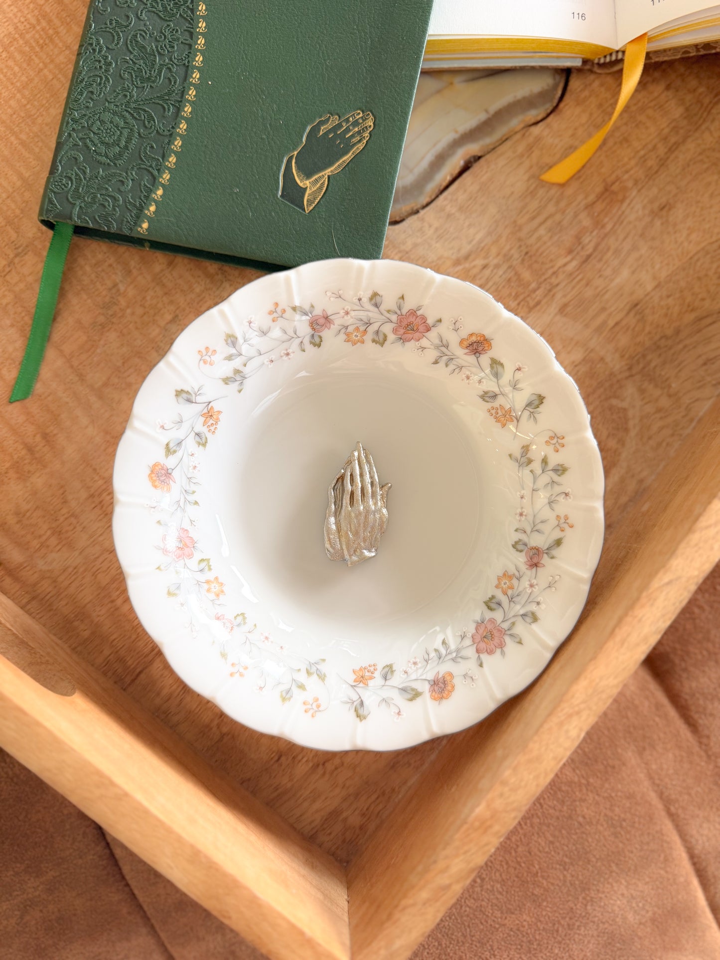 Clara’s Floral Prayer Hands Bowl