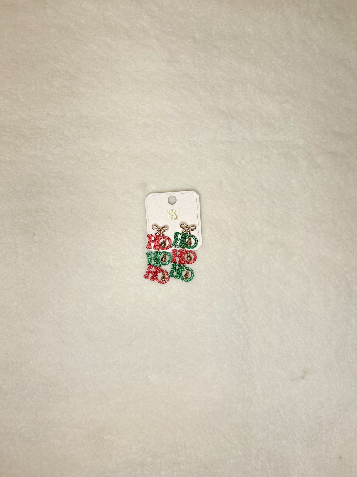 HO HO HO Jingle Bell Earrings