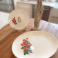 Southern Rose Cream Plate