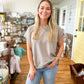 Ash Mocha- Softest Scuba Short Sleeve Sweatshirts