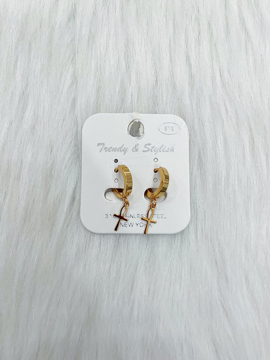 Dainty Divine Hoop Earrings