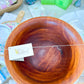 Large Dark Wood Bowl