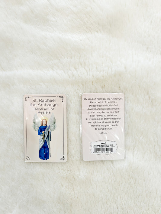 St. Raphael the Archangel Prayer Pocket Cards