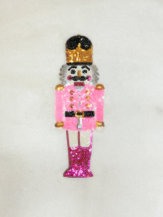 Patch-Sequin Nutcracker