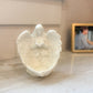 Peaceful Garden Angel Reading Bible Statue