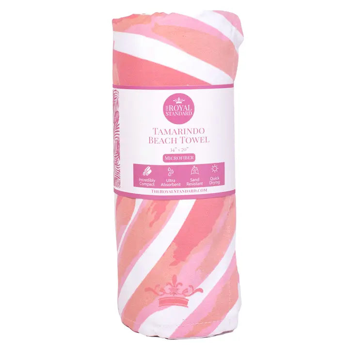 Tamarindo Beach Towel- Pink Lilly