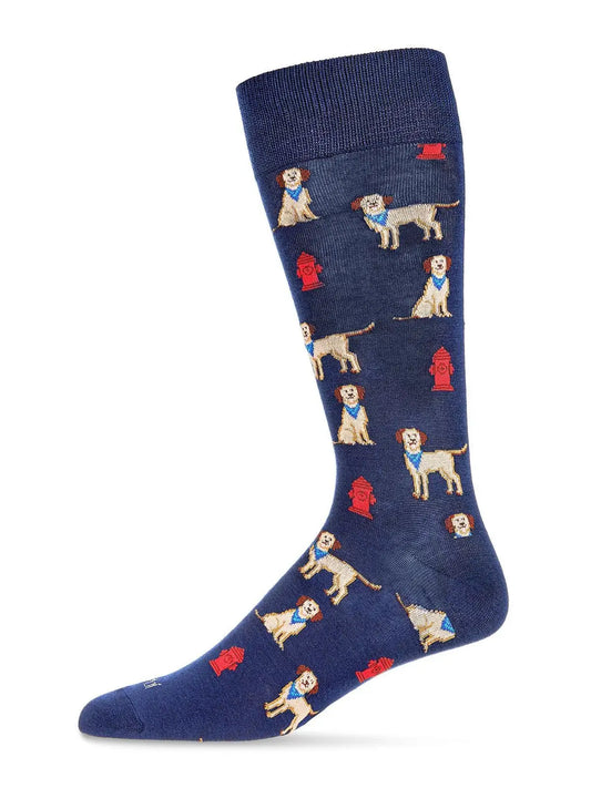 Men's Fire Dog Crew Socks