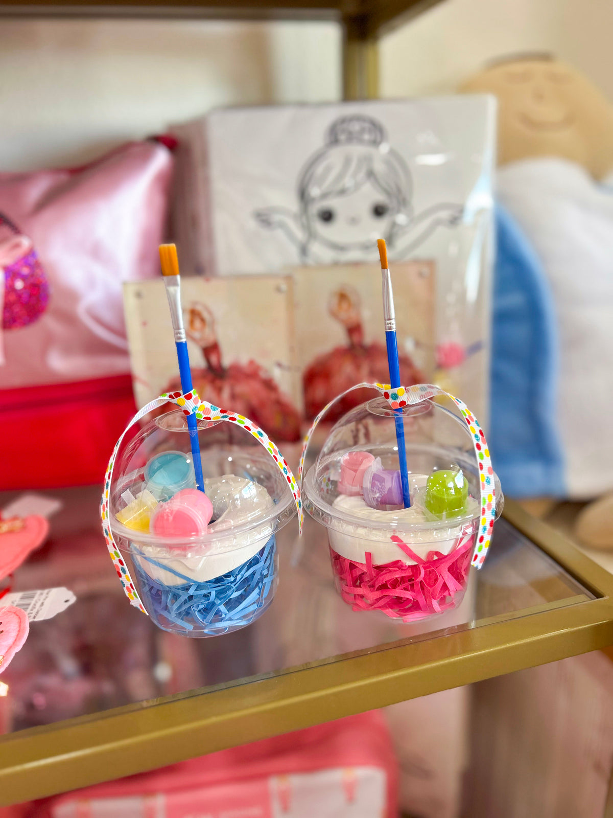 Donut Fun Cup Paint Set- Paint Your Own Plaster