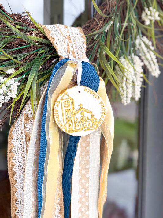 St. Anthony of Padua Church Wreath Ornament