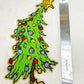 Patch-Leaning Christmas Tree with Ornaments