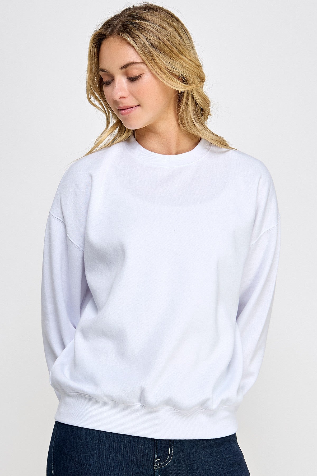 Relaxed Fit Crewneck Sweatshirt