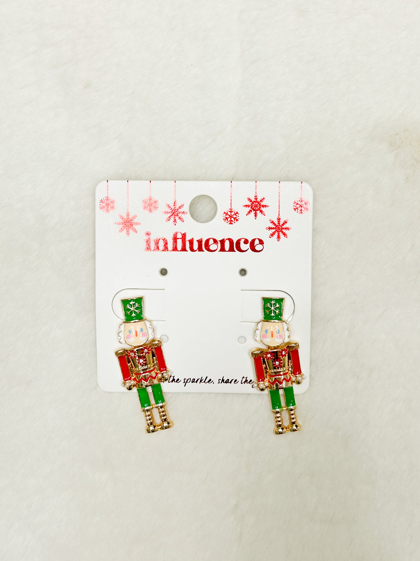 Twinkle Toe Nutcracker Christmas Earrings