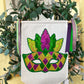 Mardi Gras Mask Door Banner