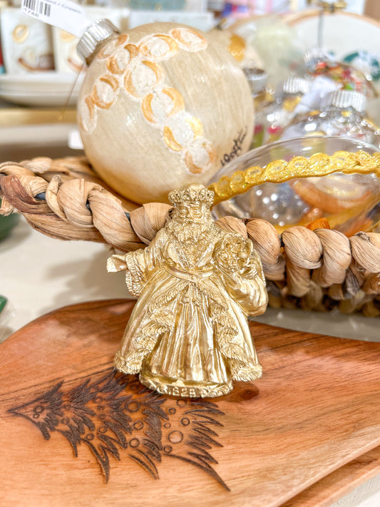 Golden Santa Magnet 1823