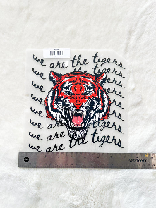 Transfer- We Are The Tigers Fierce Tiger Head