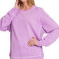 French Terry Pigment Dye Pullover