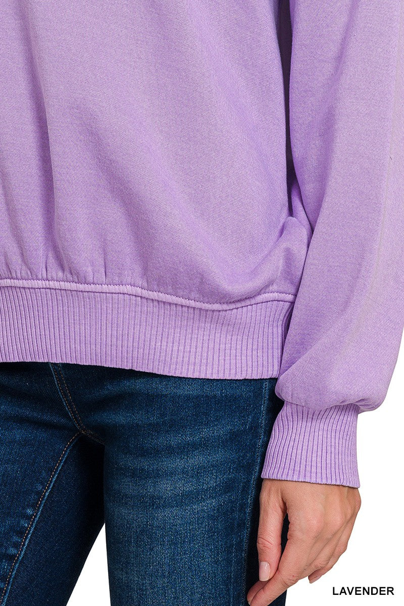 Pigment Dye Oversized Sweatshirt