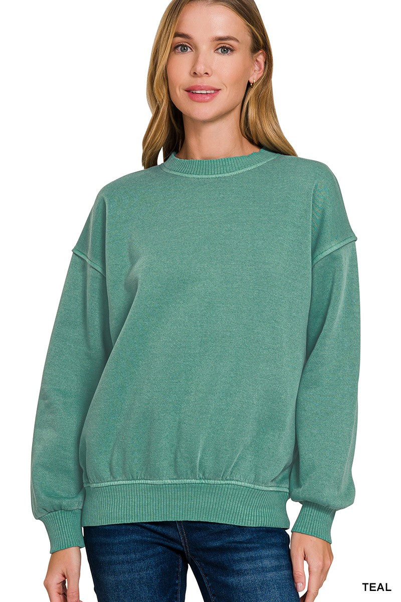 Pigment Dye Oversized Sweatshirt