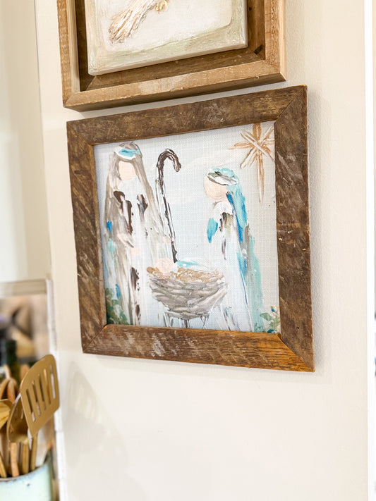 Family of Grace Joseph & Mary 01 Framed Art 12x12