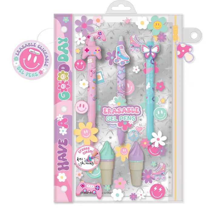 Click & Erasable Gel Pen, Good Day