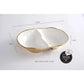 Two Section White & Gold Bowl