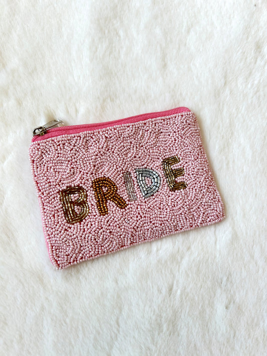 Pink Bride Mini Sequin Bag