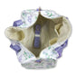 Lavender Ruffle Band Floral Butterfly Women Duffle Bag