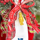 Ornament North Pole Soldier- Nutcracker Disk Wreath Ornament