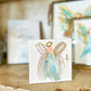 Gospel News 4X4 Old World Angel Canvas Art