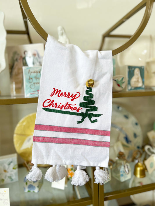 Bell Tree Hand Towel