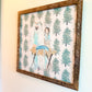 Christmas Tree Nativity Framed Art 24x24