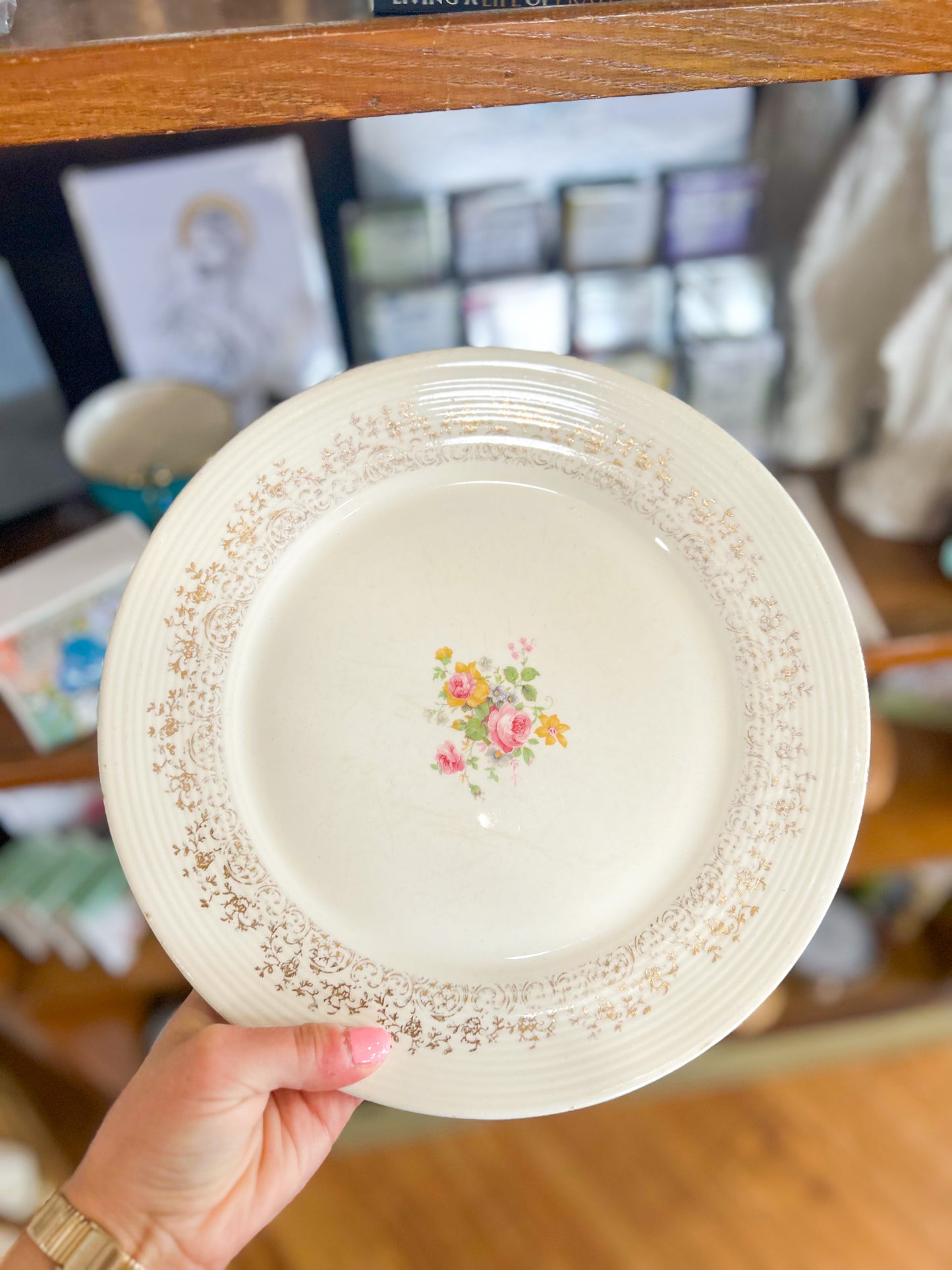 Golden Filigree Plate