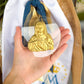 Ornament Immaculate Heart of Mary- Silhouette Disk Ornamnet