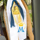 Ornament Immaculate Heart of Mary- Silhouette Disk Ornamnet