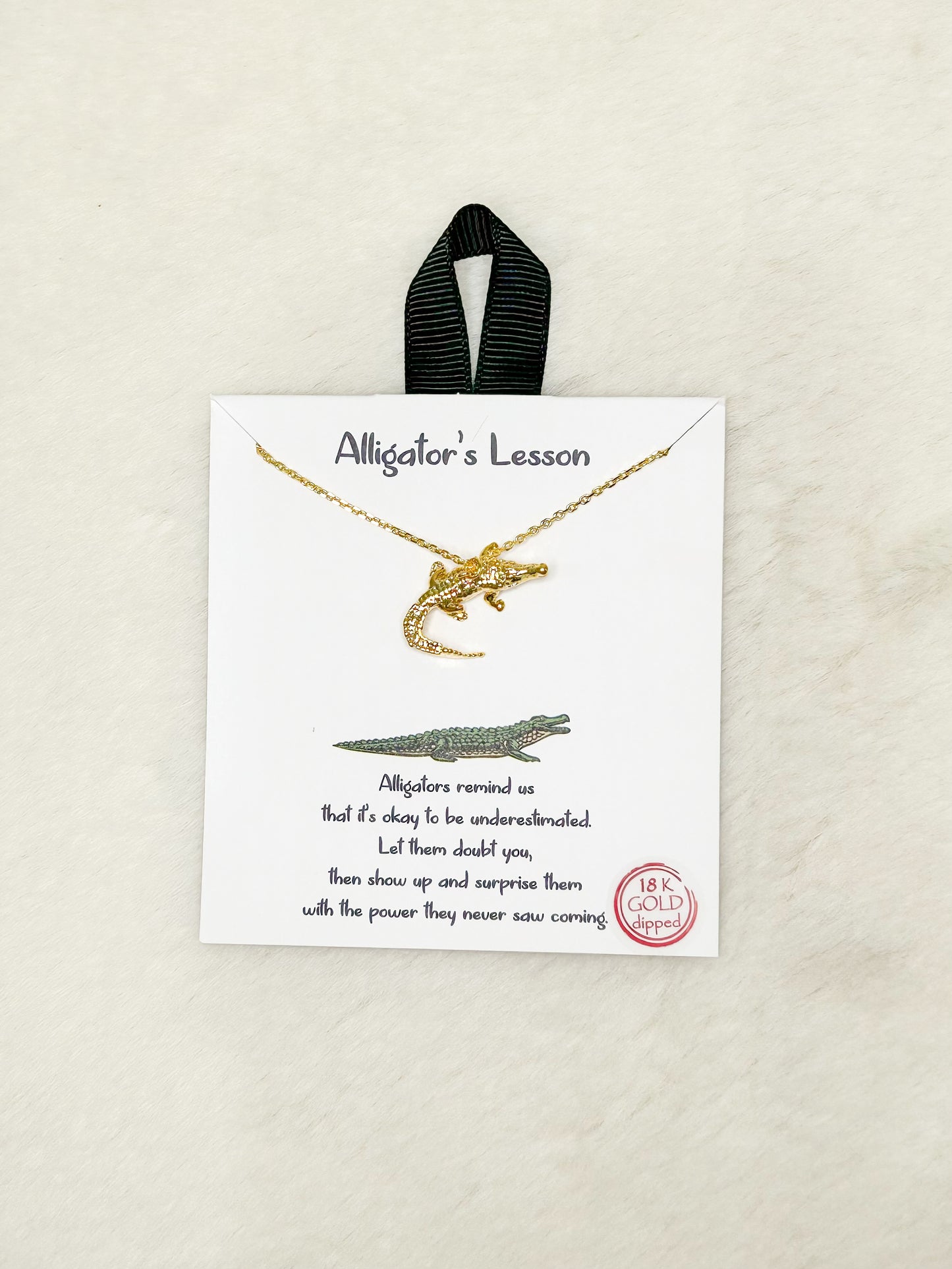 Alligator's Lesson Necklace