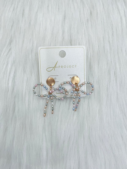 Alma Dangle Bow Earrings