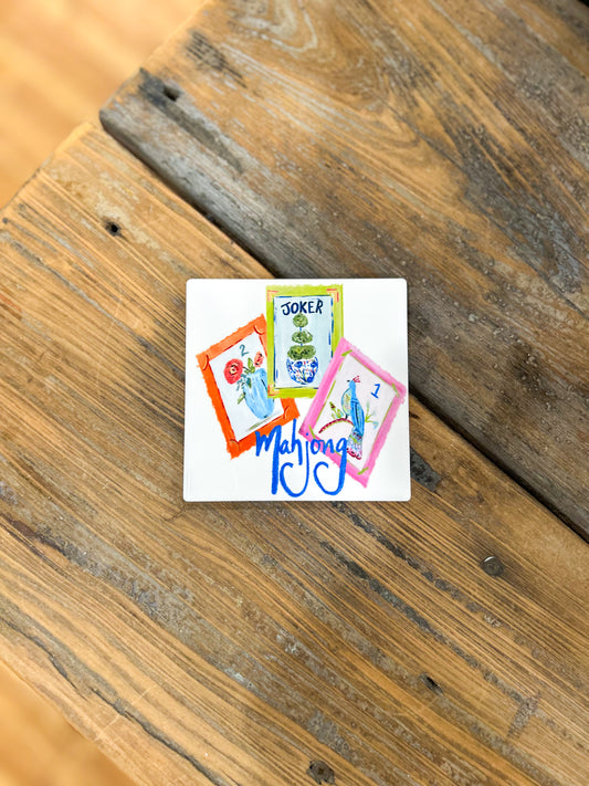 4x4 Mahjong Darling Mahjong Coaster